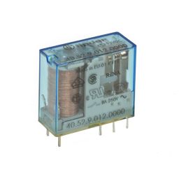Dubbelpolig Relais 8A 12V DC Stroom: 55mA 220ohm DPDT 