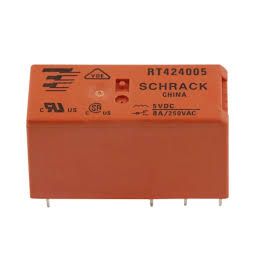 Dubbelpolig Relais - 8A 5V 62R - DPDT - RT424005 