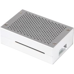 Aluminium behuizing Raspberry Pi 4 B - zilver 