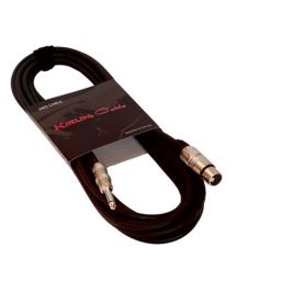 XLR vrouwelijk <> 6,3mm mono mannelijk - 1 meter 