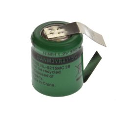 NiMh Knoopcel - 1,2V - 250mAh 16x14mm - 1/3AA 