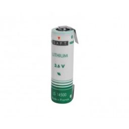 SAFT AA Lithium 3,6V 2600mAh - 14,5 x 50,5mm - met soldeerlippen 