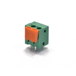 Schroefloze connector 2 polig groen - pitch=5mm 