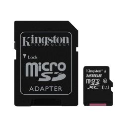 Kingston Micro SDXC U3 UHS-I geheugenkaart 128GB klasse 10 