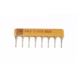 SIL/SIP resistor 1/8W 7R/8 100ohm 