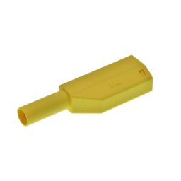 Veiligheidsstekker 4mm Geel stapelbaar SLS425-SE/N 