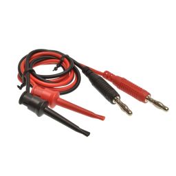 Set meetsnoeren - Banaanstekker naar miniatuur testpunt rood + zwart - 50cm 