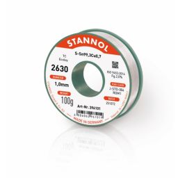 Stannol 2630 TC Ecoloy loodvrije soldeerdraad Sn99,3 Cu0,7 - 1,0mm - 100g 