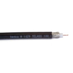 TV coaxkabel zwart 75 ohm - 6,5mm diameter verliesarm