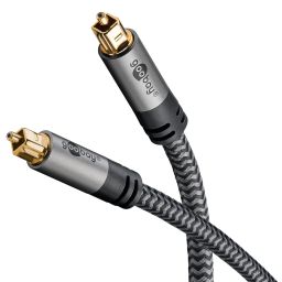 Goobay Plus Toslink optische audiokabel 3m - Toslink male <-> Toslink male 