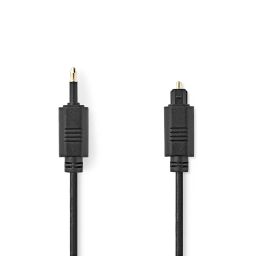 Optische audiokabel - Toslink <-> 3,5mm Toslink - 3 meter 