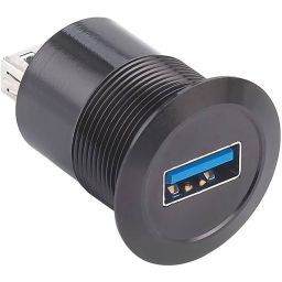 USB inbouwbus 3.2 - USB type-A vrouwelijk naar USB type-A vrouwelijk D: 22mm 