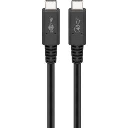 USB C male naar USB C male kabel - lengte: 2m - USB4.0 Gen 2x2 - 240W