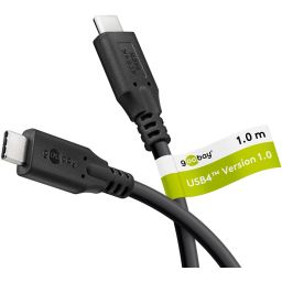 USB C male naar USB C male kabel - lengte: 1 m - USB4.0 -240W - 40Gbitps