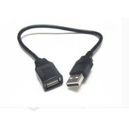 USB kabel V2.0 - USB A mannelijk naar USB A vrouwelijk - 0.25m 