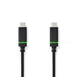 USB C male naar USB C male kabel - USB3.2 Gen 1 - 2 meter 