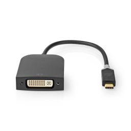 USB-C DVI-D 24+1P female 0,2m 