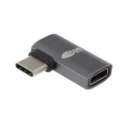 USB 4.0 Adapter: USB-C male naar USB-C female - haakse aansluiting 90° 