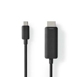 USB-C naar HDMI kabel USB3.2 4K@60Hz 2.00m. 