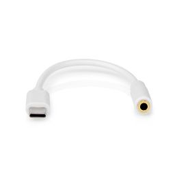 USB-kabel - USB C Mannelijk - <-> 3,5mm Mannelijk - 10 cm 
