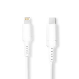 USB-kabel - Apple Lightning 8-pins naar USB C Mannelijk - 1 m. 