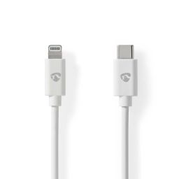 USB-kabel Apple Lightning 8-pins naar USB C Mannelijk - 2 meter