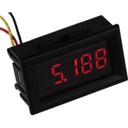 4 digit voltmeter 3.5V - 33VDC 