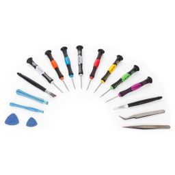 Multifunctionele precisie-toolset Velleman voor smartphone en tablet – 16-delig – niet-magnetisch