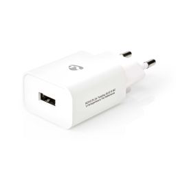 Wandoplader USB - 2,4A - max. 12W - Wit 