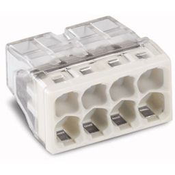 WAGO Lasdop 8-polig 0,5 … 2,5mm² 450V Grijs 