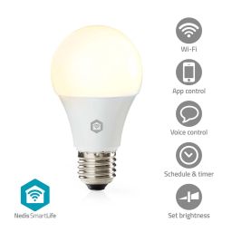 Nedis SmartLife slimme wifi ledlamp E27  9W 806lm instelbaar wit 2700-6500K 