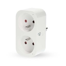 WiFi smart dominostekker - 3680W  - IP21 - Smartlife GTRF115B 