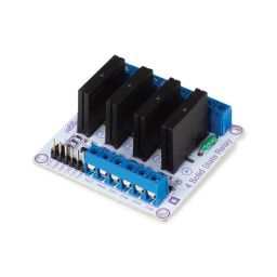 4-kanaals solid-state relaismodule Whadda - voor AC-belastingen 240 V