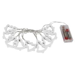***Ledslinger -  kerstbomen - 10 leds - warmwit - XM289 