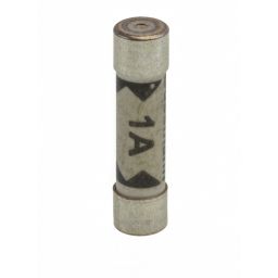 25,4 x 6,3mm zekering 1A 600V Keramisch 1st.