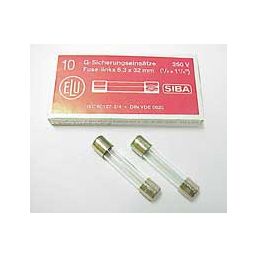 Zekering 6,3x32mm - snel - 8A - 230V 10pcs